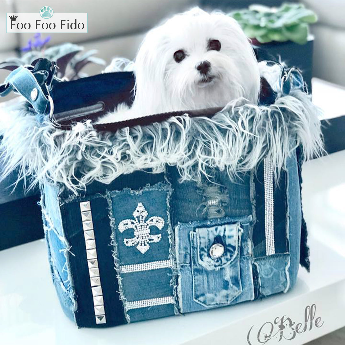 Denim Diva Dog Pet Carrier Purse – FooFooFido