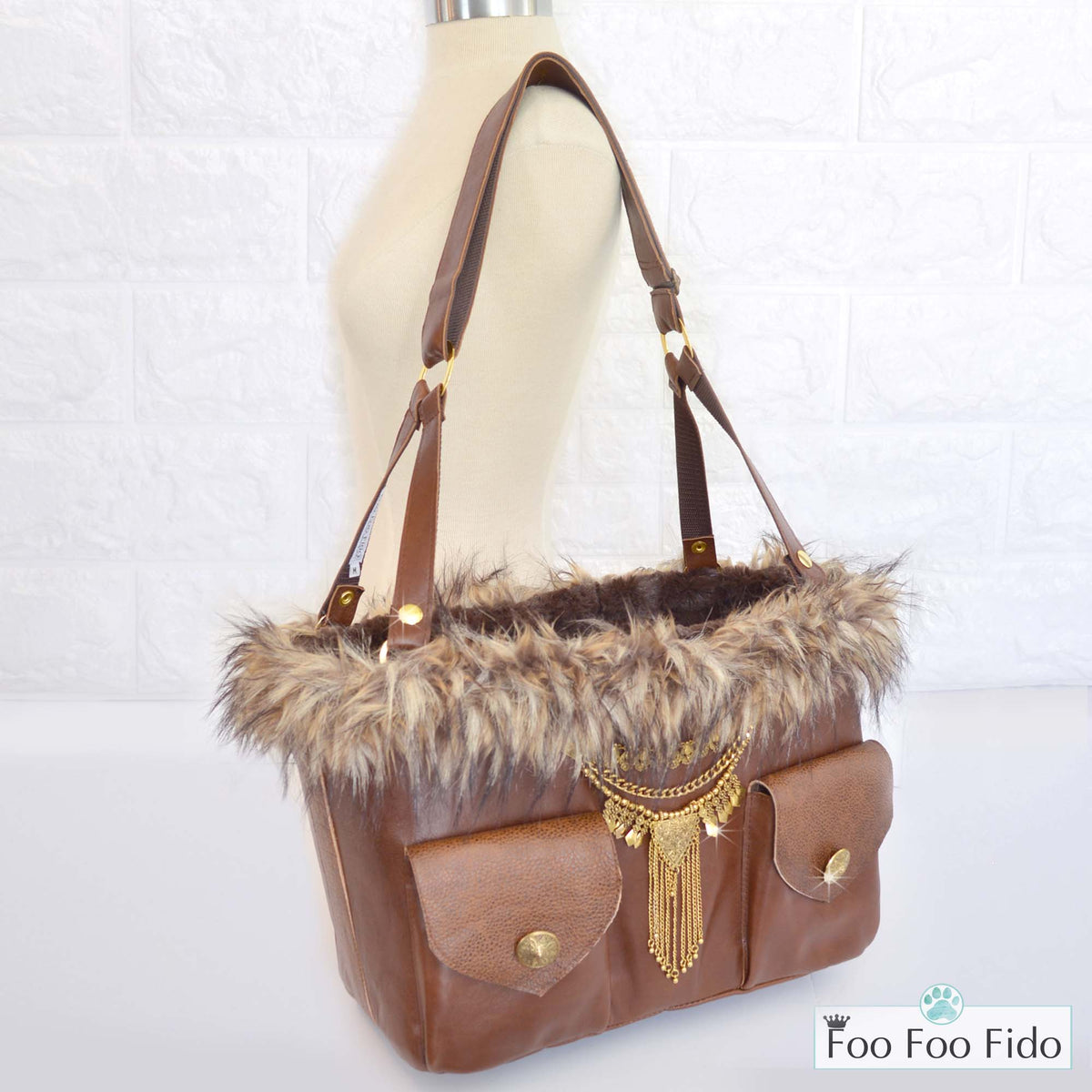 Chez Paree Ivory Tweed Designer Pet Carrier Purse – FooFooFido