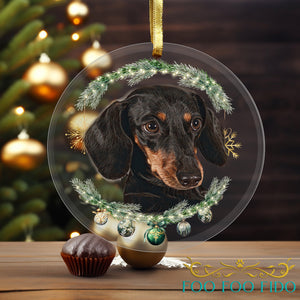 Personalized Pet Ornament with Photo, Christmas - Acrylic Ornament