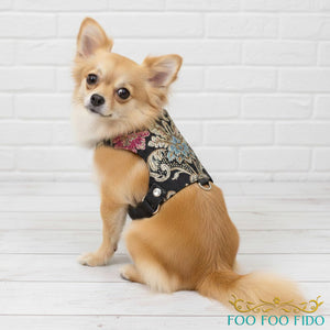 sachin and babi light blue dress sparkling sequin 3d rose dog dress bow accent elegant main image 0