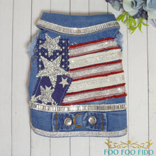 High-end boho dog harness vest with crystal trim, luxury pet designs