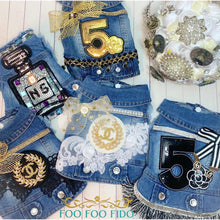 Stars and Stripes Patriotic Denim Dog Jacket