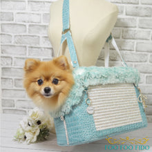 Turquoise Designer Dog Harness | Fancy Pearl Pet Harness