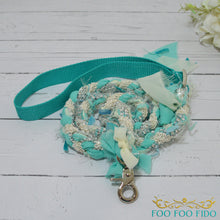 Teal Braided Dog Leash | Boho Pet Leash