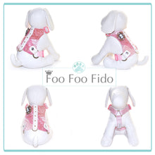 Choke Free and Adjustable Linen Dog Harness Vest in Warm Sand