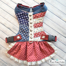 Americana Dog Harness Dress