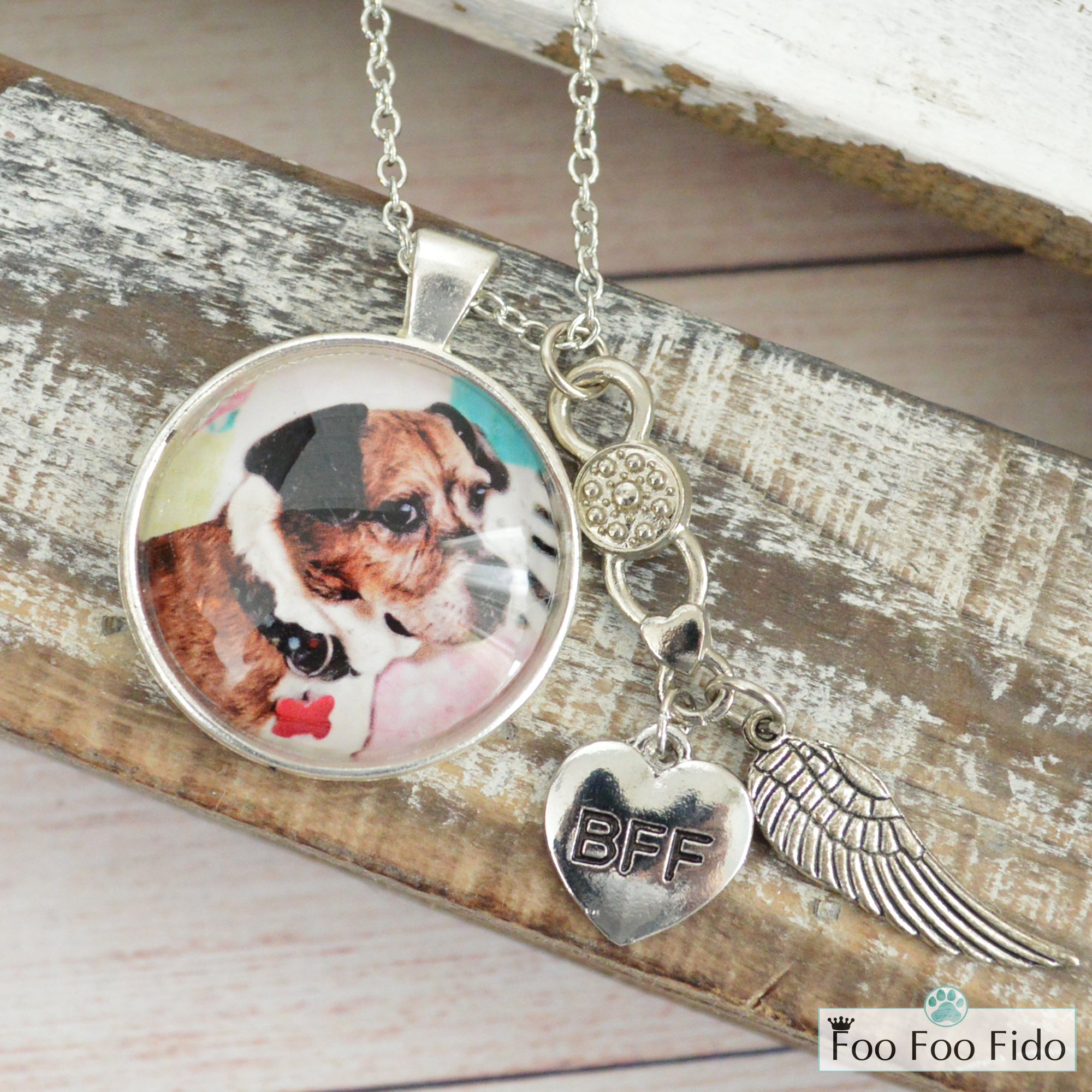 Personalized Photo Custom Pet Portrait Necklace