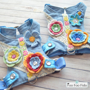 Shabby Chic Crochet Harness Vest