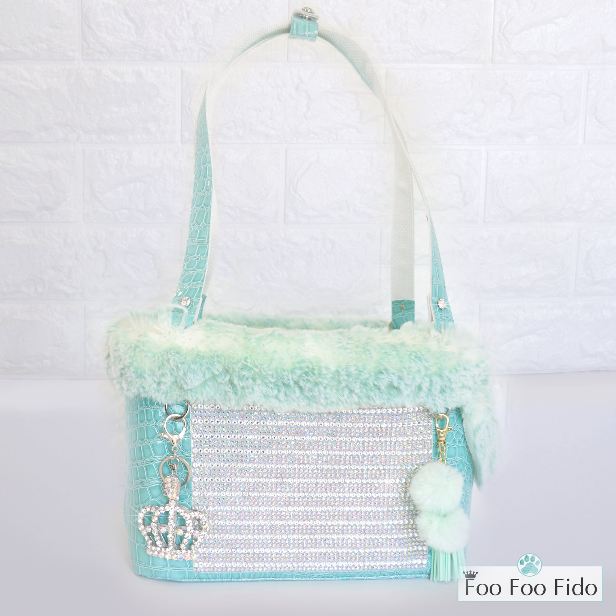 Diamonds are Forever Tiffany Blue Designer Pet Carrier Purse – FooFooFido