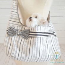 Ines Black and White French Country Pet Sling