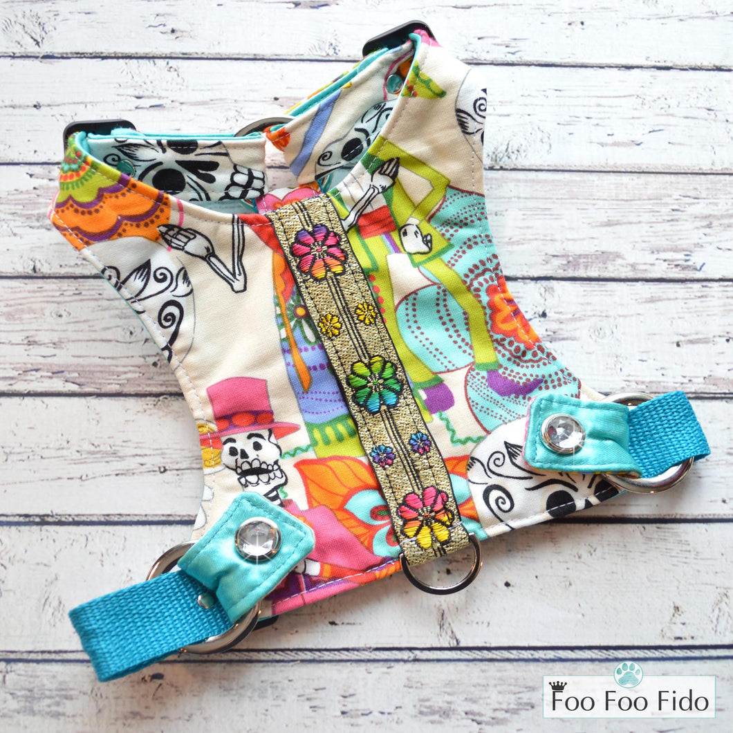 Day of the Dead Harness Vest