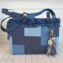 Denim Patchwork French Country Esmee Bag