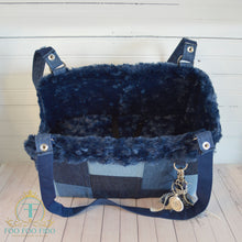 Denim Patchwork French Country Esmee Bag