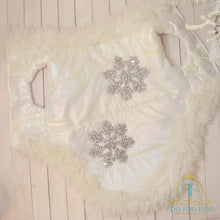 White, Pearl, Iridescent, Puffer, Dog Coat, Isabelle