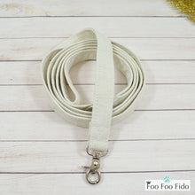 Ivory and Gold Cotton Leash