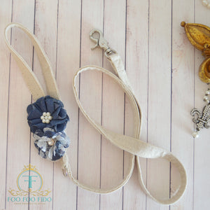 Matching Chambray Denim Leash French Country Collection