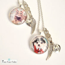 Personalized Pet Necklace, Pendant or Keychain Angel Baby