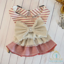 Coralie Ruffle French Country Dog Harness Dress